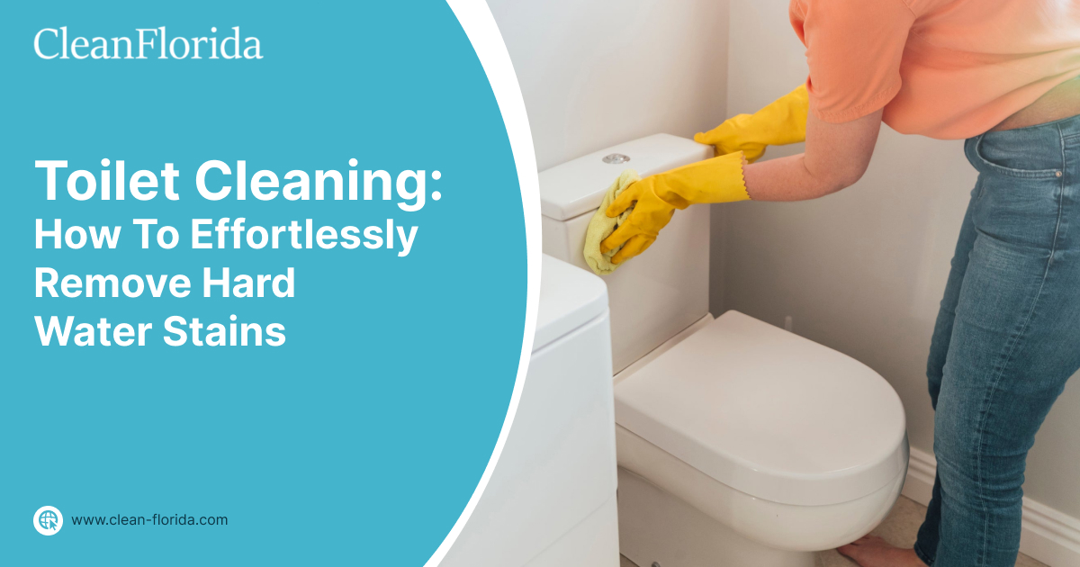 HOW TO REMOVE HARD WATER STAINS