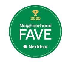 Neighborhood Fave Award from Nextdoor For 2025
