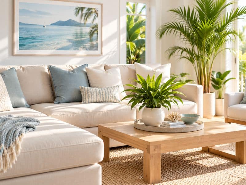 Bright, professionally maintained living room